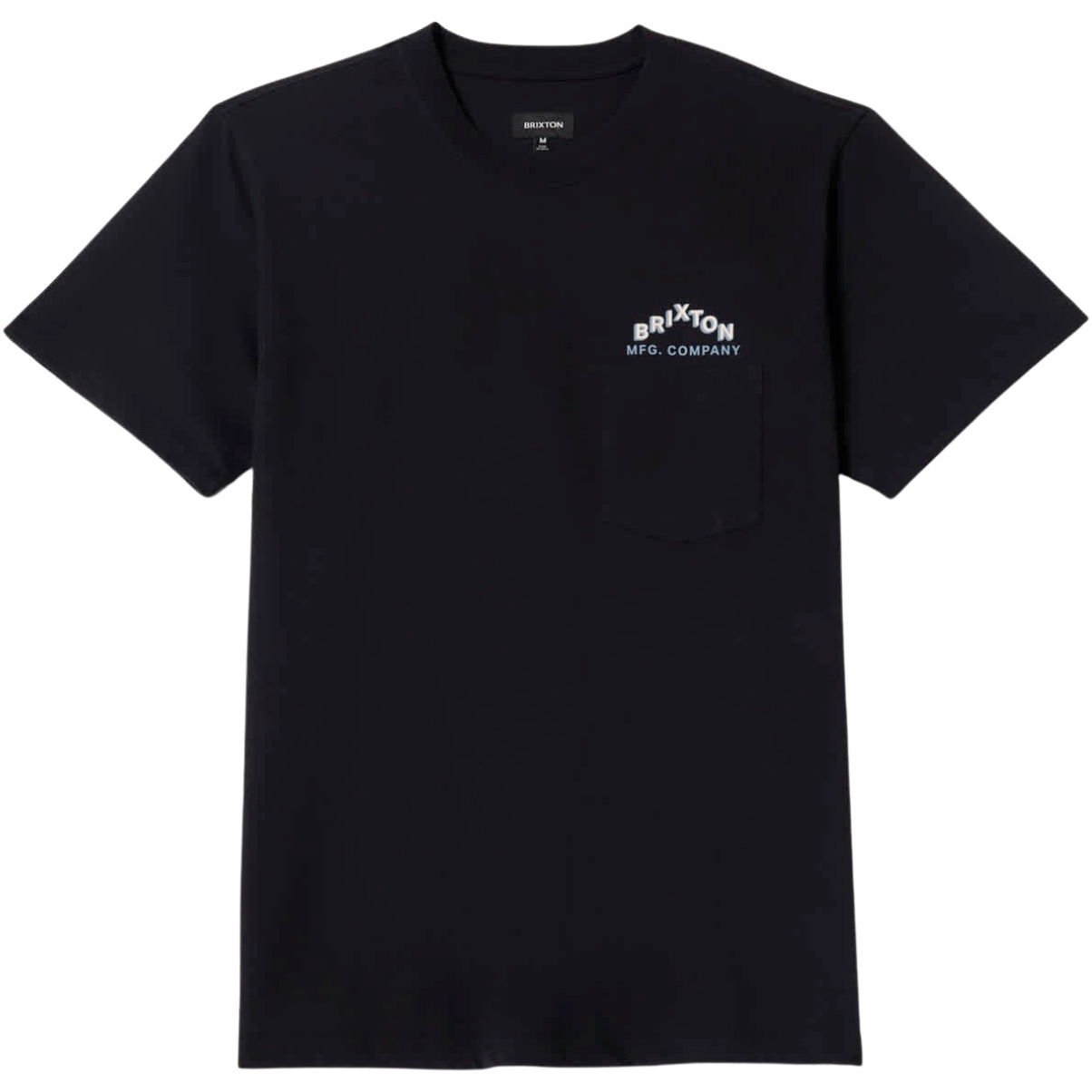 2026 Brixton Mens Roman Pocket Tee 17418 - Black
